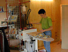 B�atrice vous re�oit dans son atelier